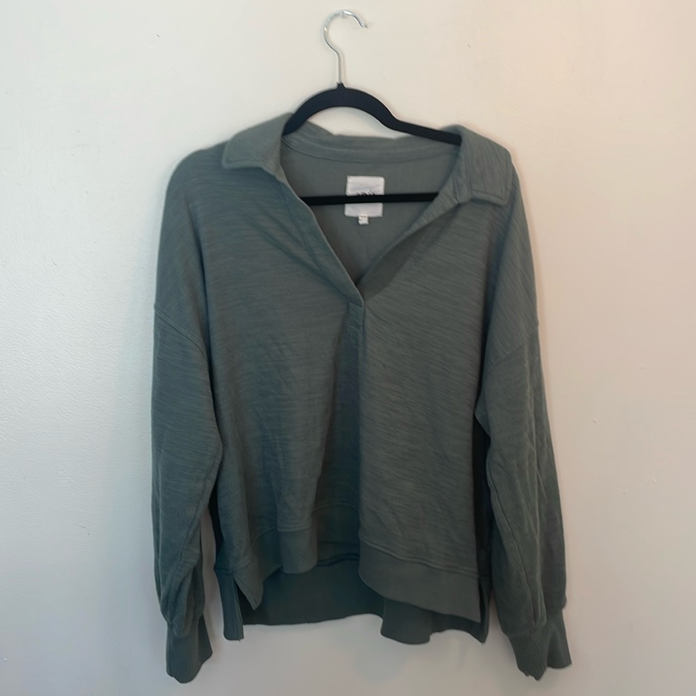 Aerie summer polo crewneck